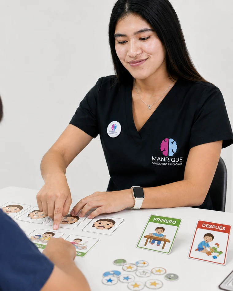 Terapia Conductual - sesión con psicólogo del Centro Manrique Abanza